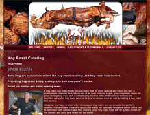 Tablet Screenshot of hogroastcatering.co.uk